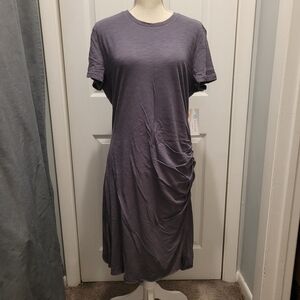 Chic Lavender Midi Dress